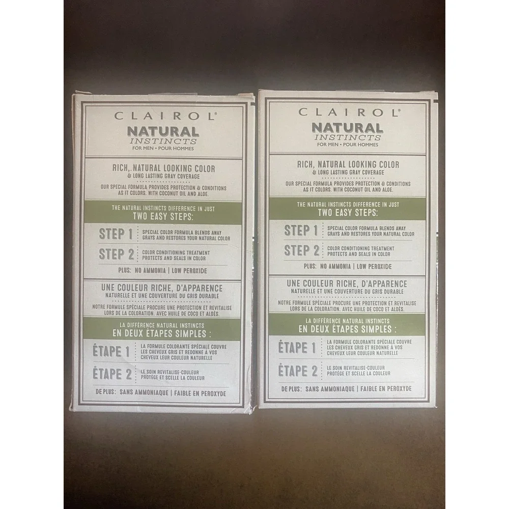 Clairol Natural Instincts For Men M9 Light Brown Hair Color Kit Discontinued 2x